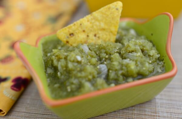 tomatillo-salsa-#glutenfree Tomatillo Salsa Verde