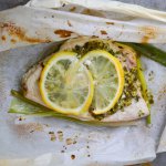 fish in a bag horizontal Fish en Papillote