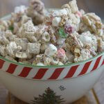 reindeer chow easy Christmas treat, reindeer chow