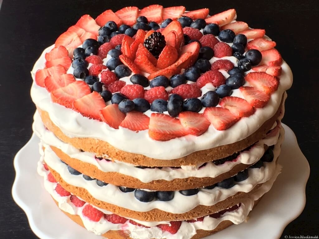 Berry Citrus Torte