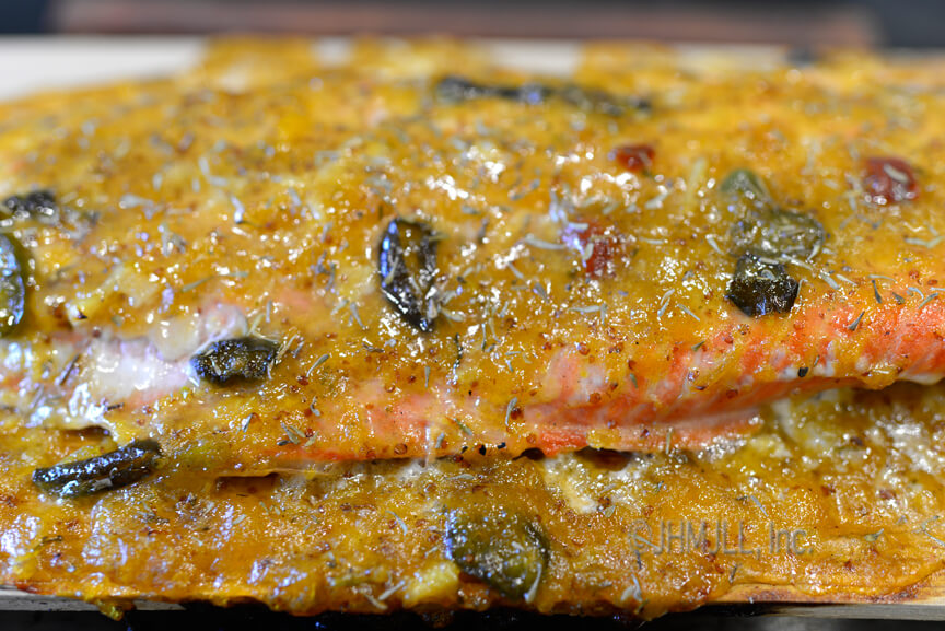 Apricot and Jalapeno Cedar Plank Salmon