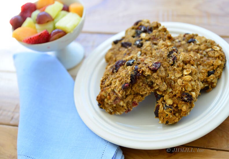 Brookies, gluten free breakfast cookie