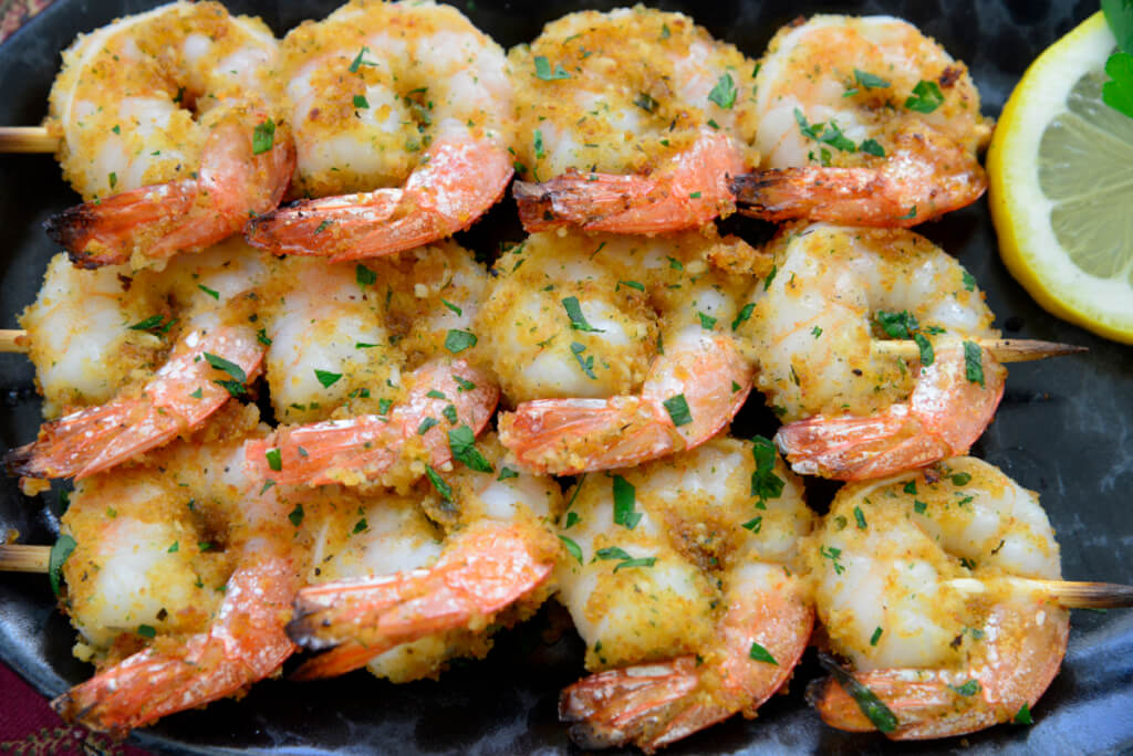 shrimp brochettes