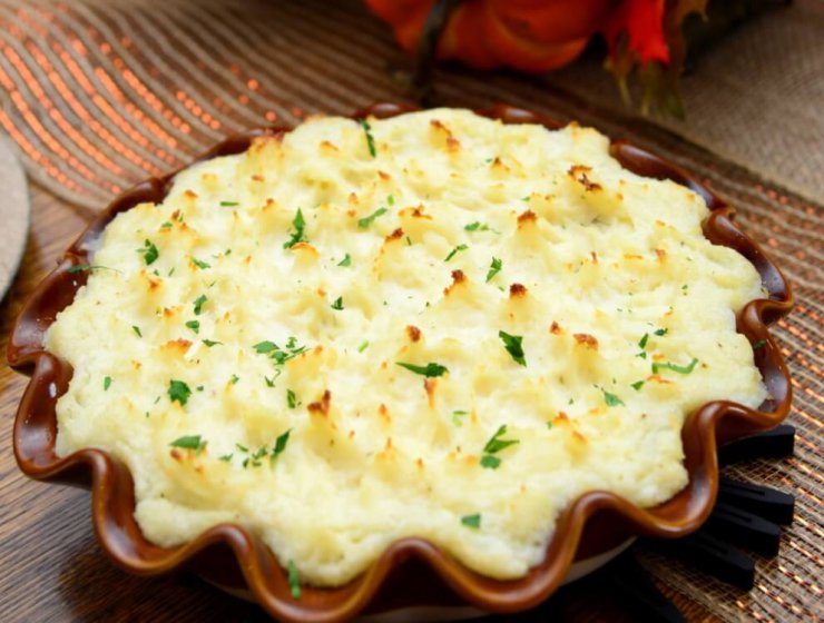 Twice Baked Mashed Potatoes