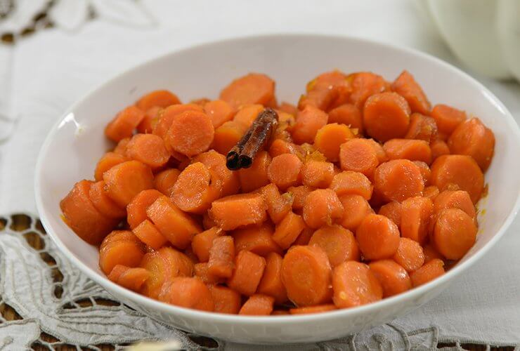 cinnamon glazed carrots